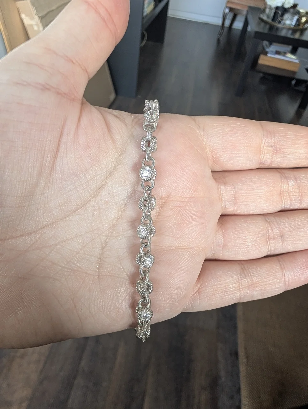 Judith Ripka SS Bracelet - Picture 5 of 6